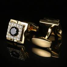 1 Pair Cufflinks For Men, Decorative Shirt Sleeve Accessory For Wedding Business Party Formal Occasions - Multicolor - View 2