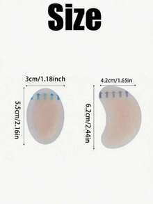 10/20pcs Multi-Shape Hydrocolloid Heel Blister Patches, Invisible Anti-Wear Foot Patches, Suitable For High Heels And New Shoes, Toe And Heel Cushion Patches, Daily Wear Waterproof Blister Patches - One Size - View 3