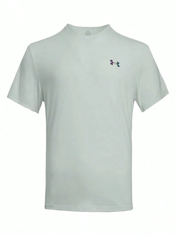 Under Armour UA Tech Series | Lightweight, Quick-Drying, Breathable Knit Fabric Men's Basic Crew Neck Running Sports Short-Sleeve T-Shirt Loose Fit Top - Mint Green - View 1