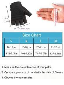 Fingerless Knuckle Protection Lightweight Tactical Gloves Breathable Motorcycle Gloves Unisex Outdoor Hunting Motorcycle Riding Hiking Cycling Camping Sports Fitness Essential Accessory - Multicolor - View 5