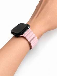 1件中性矽膠磁吸錶帶，兼容 ，適用 42mm、38mm、40mm、41mm、44mm、45mm、46mm、49mm 尺寸，時尚智慧手錶替換錶帶，適用 Ultra2、Ultra SE2、SE 11、10、9、8、7、6、5、4、3、2、1 系列，可作為學生返校禮物 - 彩色 - 查看 7