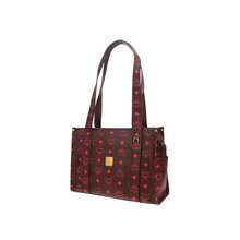 Mcm Visetos Series Of Ladies' Shoulder Tote Bags With Age Appropriate Embellishments MWTGSTA034B001 - Wine Brown MWTGSTA034B001 - View 2