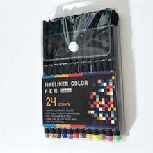12/24/36/48/60 Colors 0.4mm Fine Tip Markers, Ultra-Fine Tip Fluorescent Pens Dynamic Drawing And Writing Set, Suitable For Students Back To School Essentials, Also Applicable For Office Use - A - View 14