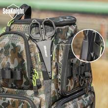 Tijeras de Pesca SeaKnight con Funda - Tijeras de Acero Inoxidable Recubiertas de Titanio - Tijeras Pinzas de Pesca Multifunción - Negro - Ver 9