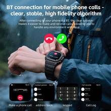 LOKMAT Ocean Sports Watch Features A 1.75-Inch Screen, Bluetooth Connectivity, Push Notifications, Over 100 Sports Functions, Outdoor Water Resistance, And A Flashlight Function. - View 6