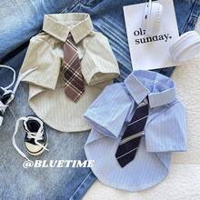 Summer Lightweight Breathable Pet Shirt, Button-Up Casual Boy Dog T-Shirt, Soft Pet Outfit, Suitable For Small Dogs And Cats - Multicolor - View 8