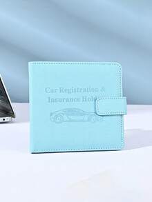 PU Vehicle Registration Cover And Multi-Function Document Organizer Bag, Essential For Travel, Study And Vacation, Also Suitable For Passport Holder - Multicolor - View 14