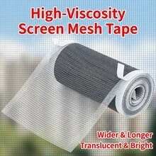 1 لفة 5م شريط شبكي متعدد الاستخدامات ذاتي اللصق، رقعة إصلاح شبكة الحشرات DIY قابلة للقص ملصق تصريف أرضية الحمام لمنع البعوض/إصلاح النافذة/الباب/باب الشاشة ملصقات مؤقتة لالتقاط الشعر من تصريف الدش وملصقات تصريف الأرضية - A - مشاهدة 9