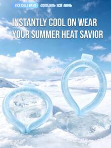 1pc Neck Cooling Ring, Special Ring For Cooling Down The Neck, Cooling Pillow For Cooling The Neck, Neck Ring For Cooling Down The Body. - Multicolor - View 4
