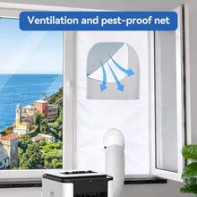 Portable Air Conditioner Window Seal Strip: Tailored For Your Windows - White - View 3