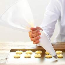 1/2/3pcs Thickened Piping Bags Cake DIY Baking Piping Tools Reusable Easter Party Wedding Gift - Apricot - View 5