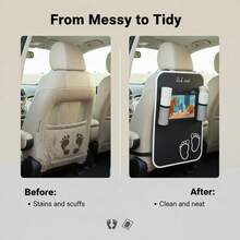 1 Stück Auto-Rücksitz-Aufbewahrungstasche, multifunktionale Hängetasche, kann Tablet, Snacks, Wasserflasche, Spielzeug usw. aufbewahren. Auto-Organizer-Tasche, Innenraum-Zubehör. (Wir werden Kunden nicht anlügen: Dieser Preis entspricht der Qualität, es ist von gewöhnlicher Qualität, bitte haben Sie keine zu hohen Erwartungen an die Produktqualität. Wenn Sie sehr hochwertige Produkte benötigen, kaufen Sie diesen Artikel bitte nicht.) - Verschiedenfarbig - Übersicht 4