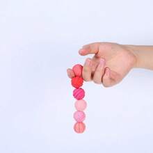 Silicone Magnetic Balls, Textured Relaxation & Hand Exercise Toy, Long-Lasting Grip Exercise Toy, Suitable For Desktop Entertainment & Creative Novelty Play, Educational Sensory Toy - Multicolor - View 5