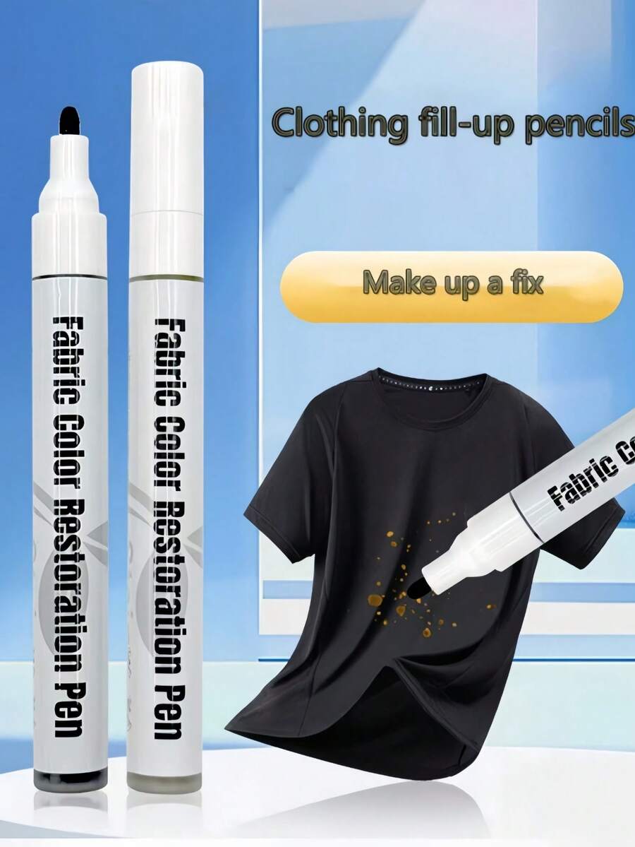 1/3pcs, Clothing Color Correction Pens With Multiple Colors Available, Waterproof And Fade-Resistant. Clothing And Carpet Repair Pens Suitable For Denim, Efficient And Fade-Resistant - A - View 1