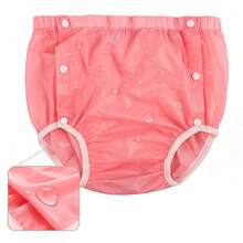 Reusable TPU Leak-Proof Pants, Side Snap Closure, Soft Elastic Waistband, Machine Washable - View 6