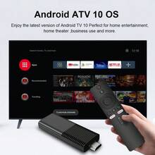 I96 D1 TV Stick, Ultra 4K UHD ATV 2.4G 5G WiFi Voice Remote Assistant Built-In, Android ATV Plug-And-Play Smart TV Stick, Compatible With Android TV Stick, TV And Projector 4K HD Streaming Device, [2GB RAM+16GB ROM] - Black - View 7