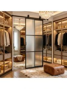 Sliding Door With Hardware Kit - as Pic - View 6