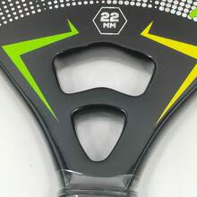 W®CAMEWIN The New Beach Tennis Racket 3K Carbon Fiber Paddle Tennis Racket Outdoor Sports Tennis Racket Inner Core EVA Foam Universal Ball Racket For Both Men And Women Adults New Geometric Pattern Surface Rough Gift Tennis Racket Bag - Multicolor - View 7