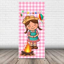Roman Side Panel Easy Fit 0.90m X 2.20m June Festival - PLFJN0023 - View 2