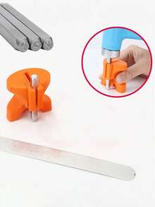 1Pc Metal Stamping Jig Mumerical Letter Punching Steel Stamp Holder Clamping Tool,Simple Auxiliary Tool For Jewelry Stamping Punch,Striking Stamping Clamp Portable Manual Punching Fixture Heavy‑Duty Hardware Tool For DIY Craft Metalworking Projects - View 8