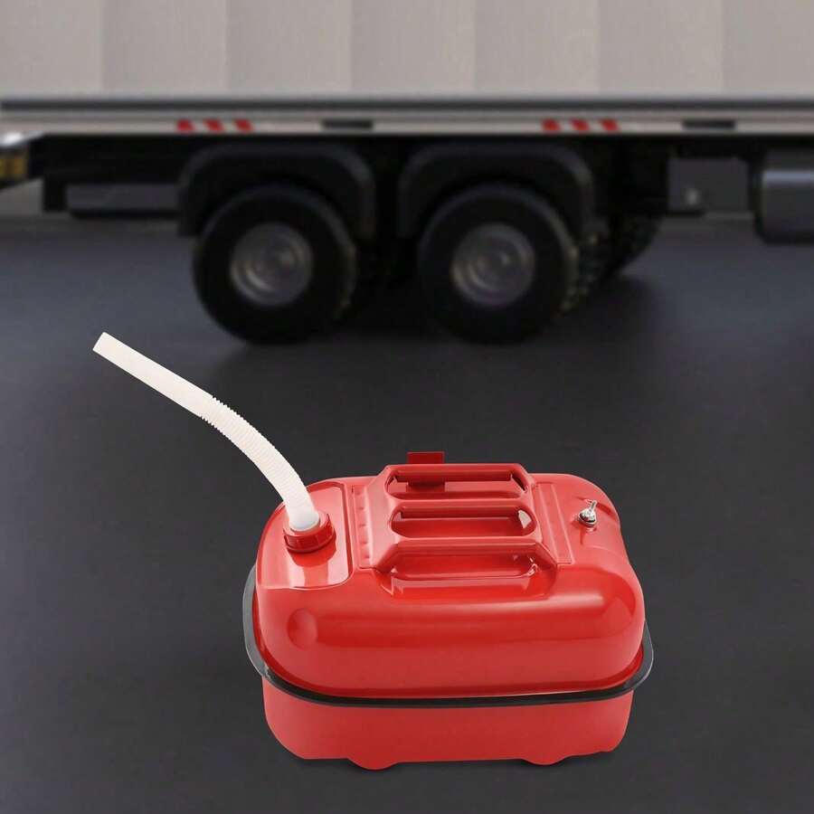 Fuel Tank Container Can With Handle And Fueling Pipe For Outdoor Power Supply Vehicles Go Karts And Industrial Use 10L/20L Capacity Stable Floorstanding Design Red - 20L - 查看 1