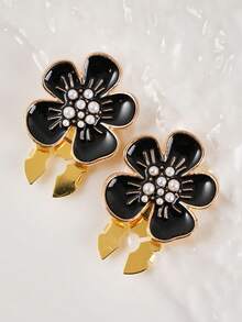 1/2 piezas Clip de cubierta de botón para camisa, decoración de gemelos sin costura, clip de flor de metal DIY para cuello de camisa, traje y vestido, accesorio de moda, regalo - A - Ver 17