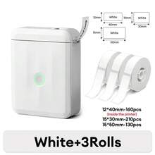 NIIMBOT D110 Mesin Pembuat Label Mini Versi Terbaru dengan Pita, Printer Termal Bluetooth Portabel, Mesin Label Stiker Multi-Templat, Cocok untuk Organisasi Kantor, Dapur Rumah, Sekolah, Putih - MultiWarna - View 9