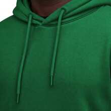 Relaxed Kangaroo Hoodie Sweatshirt, Soft And Warm - Army Green - View 4