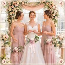 Bridal Bridesmaid Wedding Floral Hoop Wreath Artificial Flower Bouquet For Party Ceremony Anniversary Dinning Wedding Table Centerpieces Decor - Multicolor - View 3