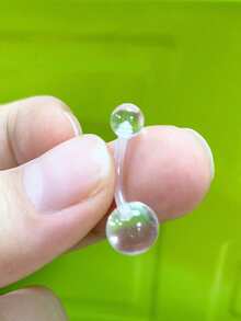 CIZME Penahan Tindik Transparan untuk Kerja, Cincin Hidung Bioflex Plastik, Anting-anting, Tindik Perut, Septum, Alis, Bibir, Tulang Rawan, Tragus, Perhiasan Tindik - Clear - View 6