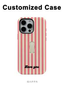 GIIPPA 1 pièce Étui de téléphone personnalisé avec nom de forme asymétrique, protection de téléphone 2-en-1 en film, compatible avec iPhone 18/17/16/15/14/13/12/11 Pro Max Air, cadeau de rentrée scolaire, cadeau de vacances, cadeau de la Saint-Valentin, cadeau d'anniversaire - Multicolore - Voir 7