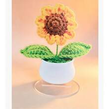 1 pezzo Pianta artificiale di girasole fatta a mano in vaso, decorazione per la casa, ornamento per auto, decorazione per ufficio, decorazione per scrivania, regalo per la festa degli insegnanti, regalo di compleanno, regalo per la festa della mamma, regalo per il Ringraziamento, fiore artificiale, decorazione per la casa, decorazione per la cucina, decorazione per la stanza, decorazione natalizia, decorazione per feste, artigianato decorativo, ornamento per scrivania da ufficio, decorazione per scrivania, decorazione regalo per feste, decorazione natalizia, regalo di Natale - 1PC - Visualizzare 8