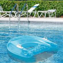 1pc Inflatable Water Sofa, Solid Color Minimalist Style, With Cup Holder, Handle Design, PVC Material, Suitable For Water, Swimming Pool, Beach Theme Party, Water Resting Seat, Inflatable Float, Air Pump Required - Multicolor - View 7