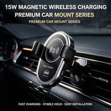 Cargador inalámbrico magnético ajustable minimalista para coche - Multicolor - Ver 14