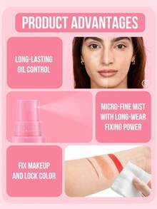 MISSLYN 1Pc Perfect Match Day & Night Fixing Spray Kit, Matte & Glow Setting Spray Duo, Ultra Fine Mist, Lightweight Formula, Face Makeup Setting Mist, Y2K/Travel/Daily, Long-Lasting/Soft Glam/Natural Glow, Setting Spray, Halloween Makeup - #Set 1 - View 4