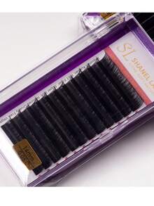 12排單根嫁接睫毛 羊絨 0.03 0.05 0.07 Mega Volume 睫毛接片 絲絨蓬鬆 C捲 8-18mm 自然感 超柔軟 啞光黑 睫毛盤 豐盈經典 合成仿貂毛 假睫毛接片 適用睫毛沙龍 - 查看 33