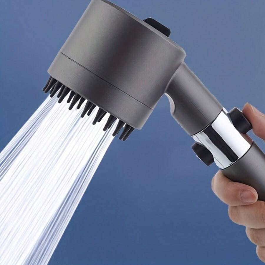 High Pressure Shower Head With Filter, Bathroom Handheld Shower Head, Detachable Shower Head With Switch, Home Water Filtration, Travel Shower Filter, Compact Filter, Stylish Shower Accessory, Easy Installation - Multiple Styles - View 1