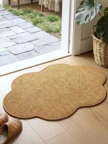 1pc Spring/Summer Best-Selling Solid Color Semi-Circle Wavy Shaped Rug, Bathroom Mat, Bathroom Carpet, Door Mat, Small Rug, Carpet, Small Rug, Floor Mat, Home Decor, Area Rug, Outdoor Mat, Home Decor, Area Carpet, Bedroom Carpet, Washable Carpet - Multicolor - View 9