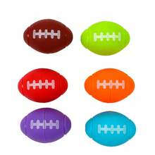 1/6/12pcs Football Gyroscope, Desktop Toy Birthday Party Gift Treasure Classroom Gift, Party Favor (Random Color) - Multicolor - View 6