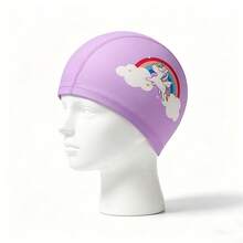 Children's Swimming Cap, Soft Silicone Material, Waterproof Anti-Slip High Elasticity, Suitable For 3-14 Years Old Boys And Girls, First Day Of School - Multicolor - View 13