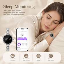 SENBONO Fashion Multifunctional Smart Bracelet, Multiple Sports Modes, Innovative Design, Unique & Elegant, Music Playback, Waterproof, Fashionable Women's Smart Bracelet Watch - View 4