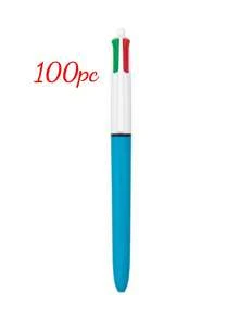 Customized Logo 4-Color Retractable Ballpoint Pen, Multi-Color Gift Pen, Study Essentials, Personalized Pens For Kids - Multicolor - View 33