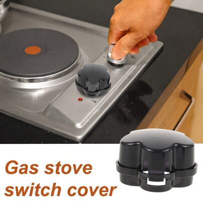 2/4 piezas Cubiertas protectoras para perillas de estufa de gas del hogar, protector de infantil para interruptor de estufa de gas, protector de perilla de estufa de PVC transparente, protección de quemador de horno de cocina, cubierta protectora de interruptor, funda protectora de perilla de interruptor de estufa de gas a prueba de aceite y polvo