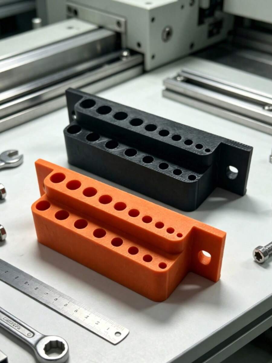 18格六角扳手與星形扳手收納架,壁掛式3D列印塑膠工具整理架,耐用內六角扳手儲物架,省空間工具架,適用車庫、工作室、居家DIY項目,多色可選,隨機發貨 - 扳手支架 - 查看 1