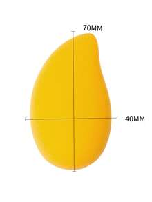 15pcs Large Mango Shaped Makeup Sponges, Suitable For All Skin Types Makeup Tool - Orange - View 6