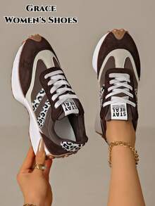Leopard Print Dark Brown