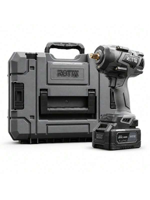 Chave de Impacto 1/2 Brushless 1000Nm Sem Fio a Bateria Alto Torque Profissional