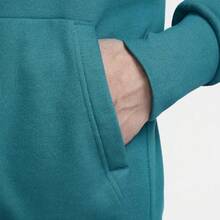Nike SABRINA Thermal-Lined Comfortable Knit Hooded Long-Sleeve Sweatshirt, Unisex, Storm Blue - Storm Blue - View 4