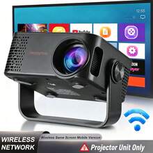 MOMAN 1pc Wireless Screen Mirroring Dongle Without Adapter, WiFi 6 Bluetooth 5.0 4K Home Theater Projector, Native 1080P Auto Keystone Correction Portable Smart TV Stick For IOS Android - Multicolor - View 2