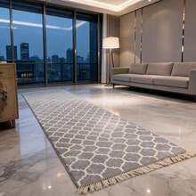 Washable Non-Slip Runner Rug For Kitchen, Hallway & Entryway - Modern Digital Printed Low-Pile Floor Runner, Machine Washable, Anti-Slip Latex Base, Stain & Fade Resistant - Multicolor - Made In Turkey - 彩色 - 查看 4